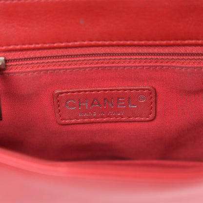 Chanel Patent Lipstick Wallet on Chain Red 6 of 10