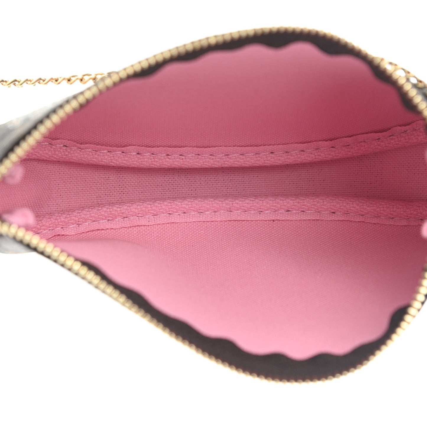Monogram 2022 Christmas Animation Paris Mini Pochette Accessories Pink