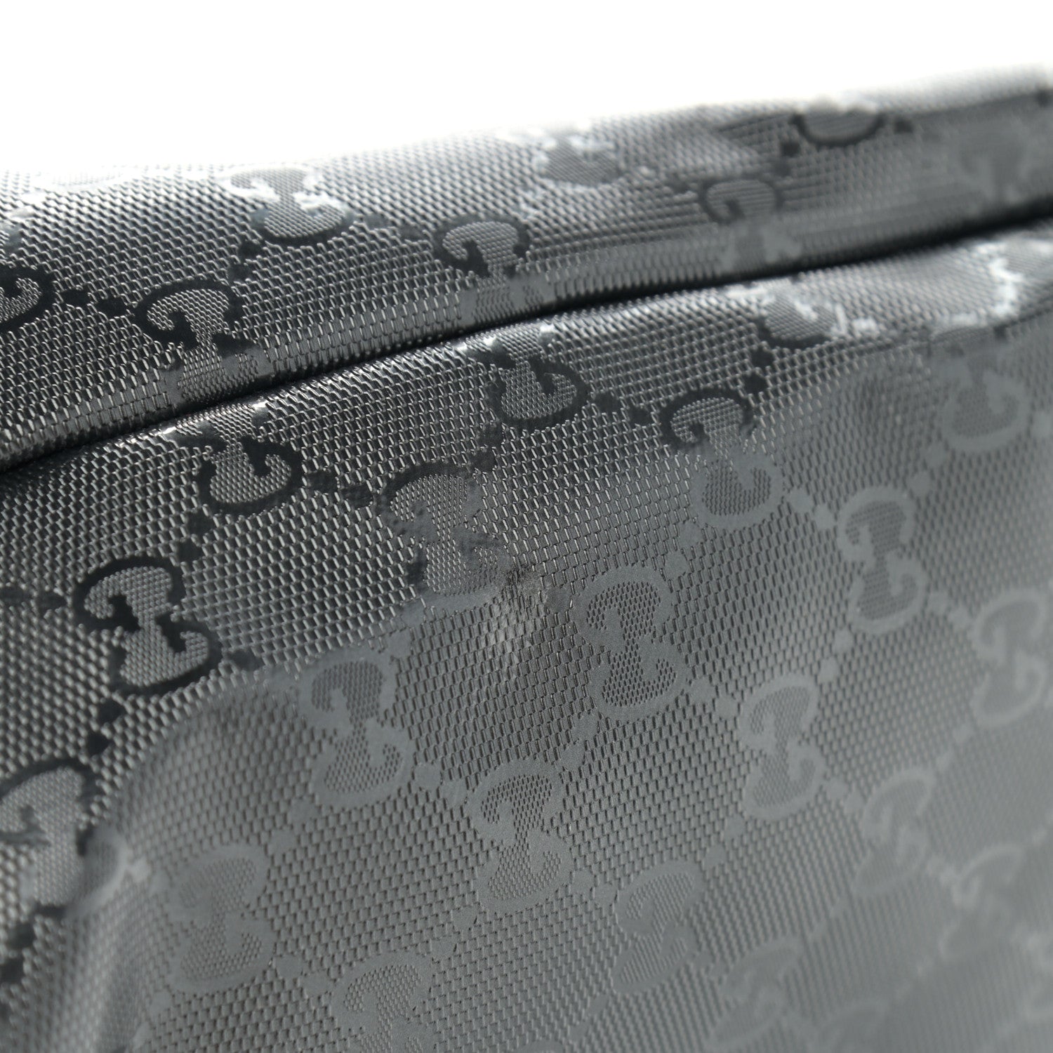 Gucci Imprime Monogram Large Zippered Shopping Tote Pewter 10 of 10