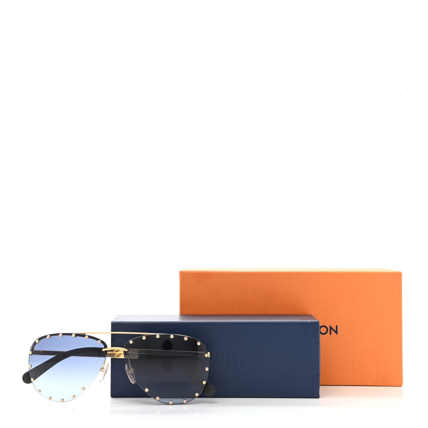 The Party Aviator Gradient Sunglasses Z2349U Blue