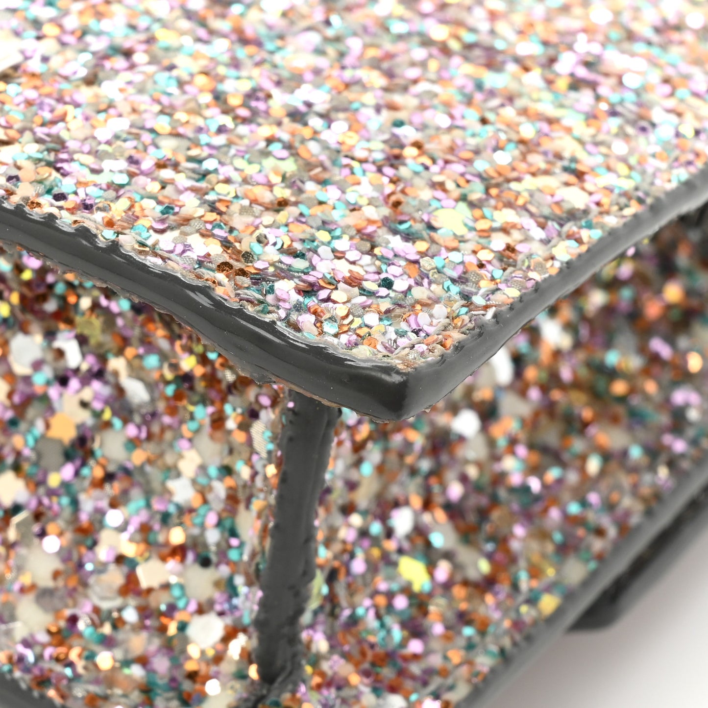 Coarse Glitter Mini Paris Crossbody Mochi