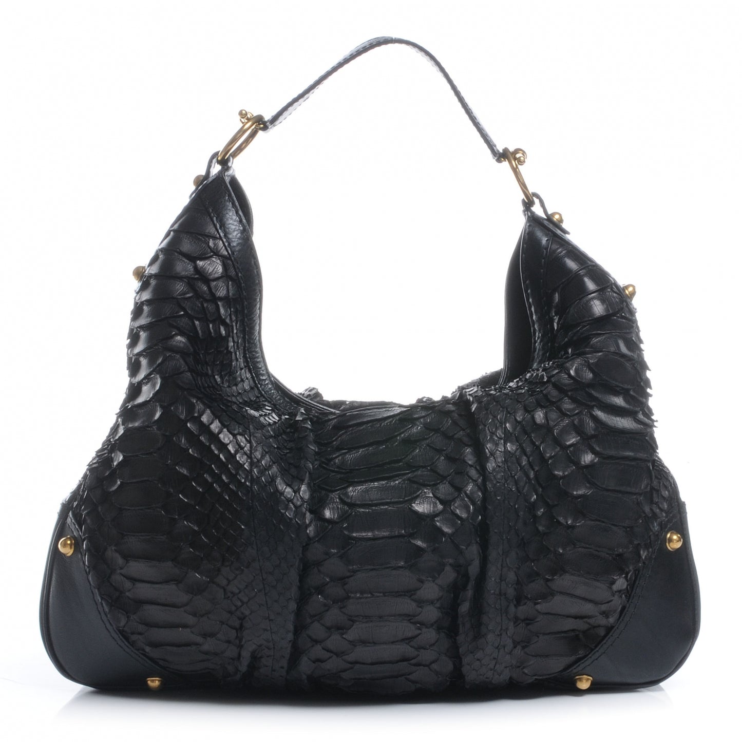 Python Large Jockey Hobo Black