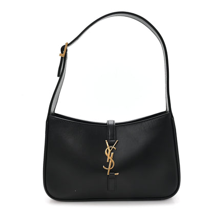 Saint Laurent Smooth Calfskin Le 5 A 7 Hobo Black 1 of 10