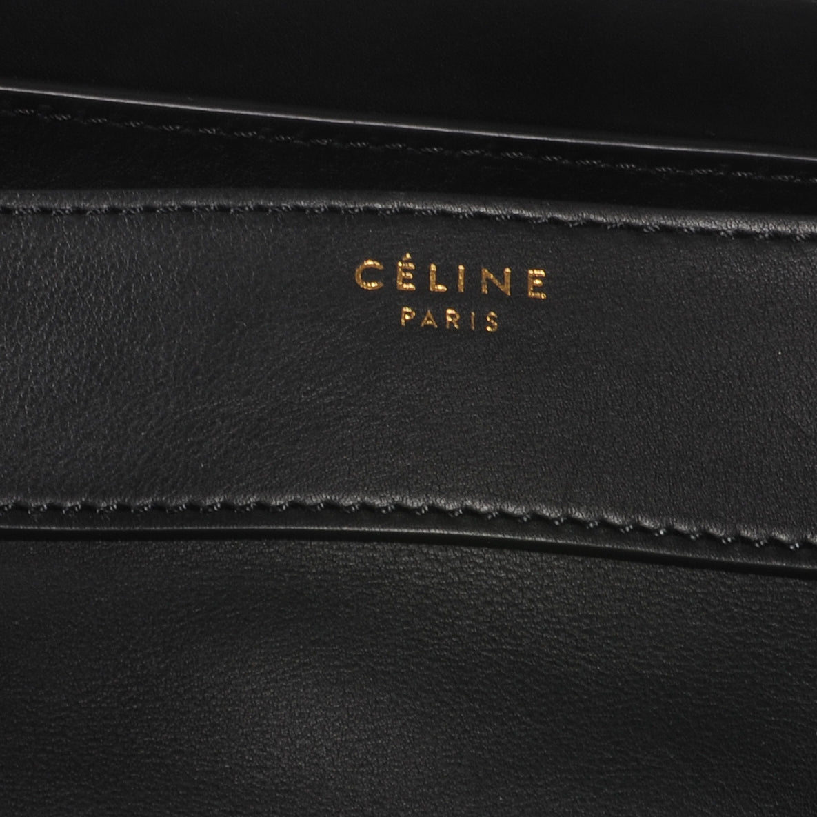 Celine Smooth Calfskin Shoulder Luggage Black 3 of 9