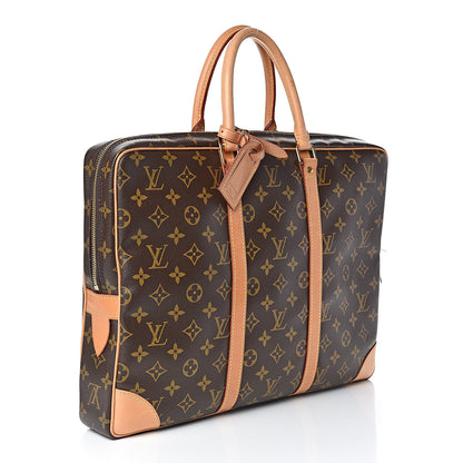 Louis Vuitton Monogram Porte-Documents Voyage Briefcase 3 of 10