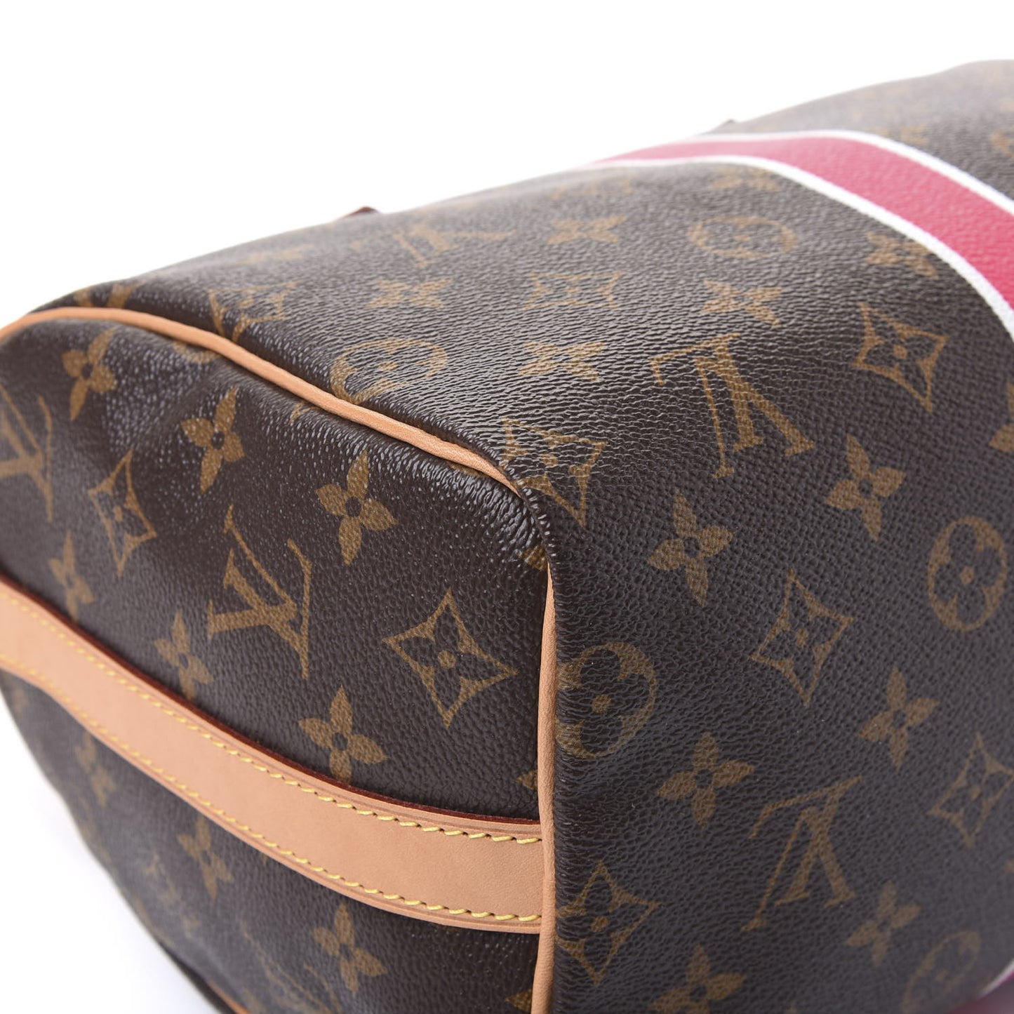 Monogram My LV Heritage Speedy Bandouliere 25 Fuchsia White