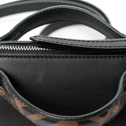 Fendi Vitello Dolce Bi-Color FF 1974 Embossed Mini By The Way Boston Bag Black Maya 13 of 13