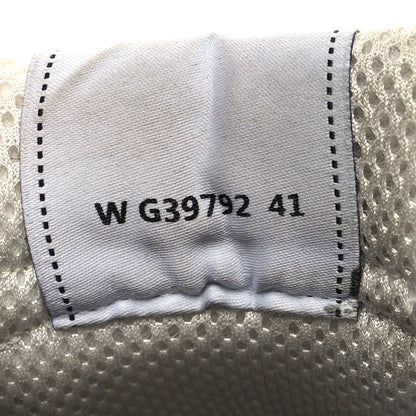 Chanel Fabric Laminated Calfskin Stretch CC Sneakers 41 White Gold Silver 6 of 10