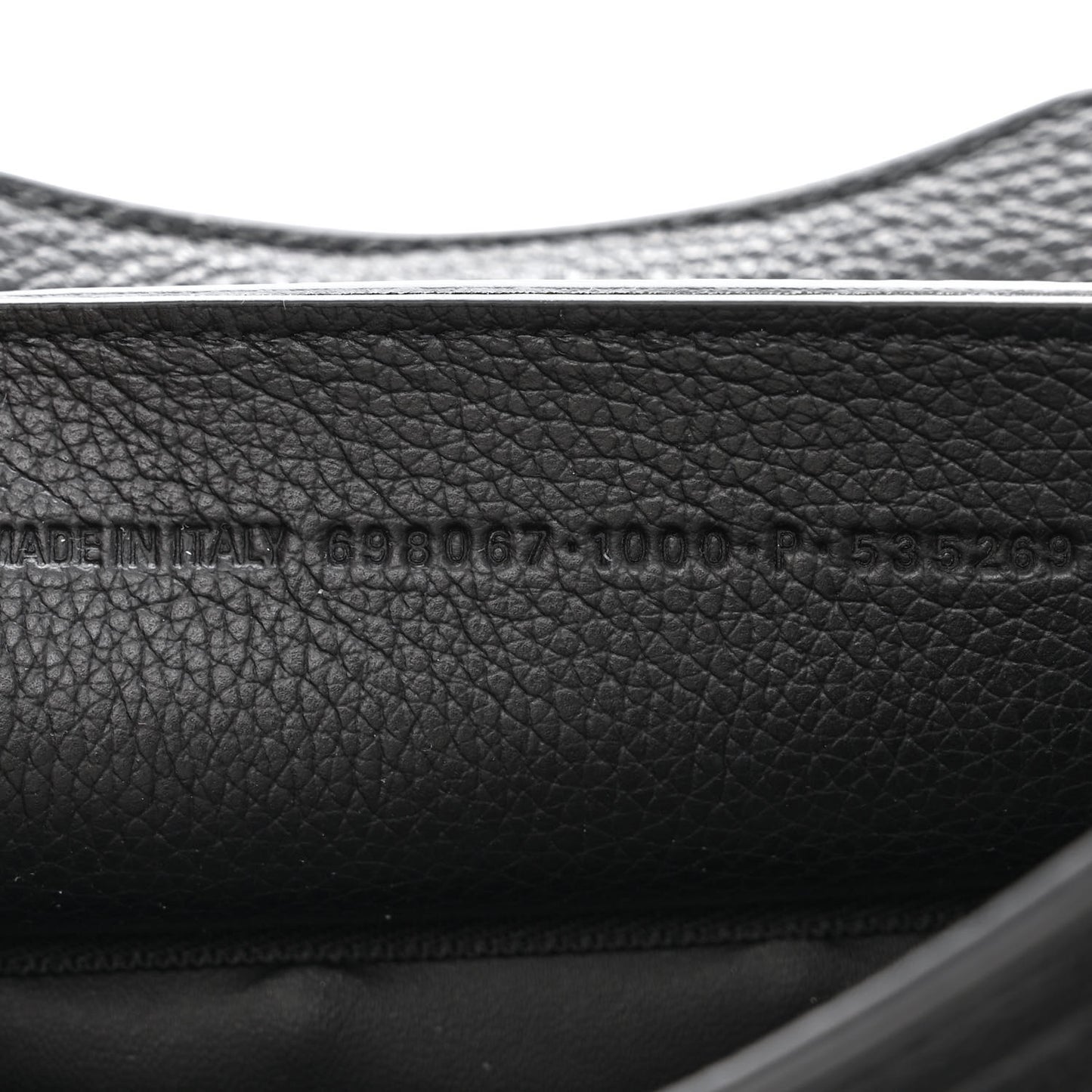 Grained Calfskin Neo Classic Black Hardware Mini City Black