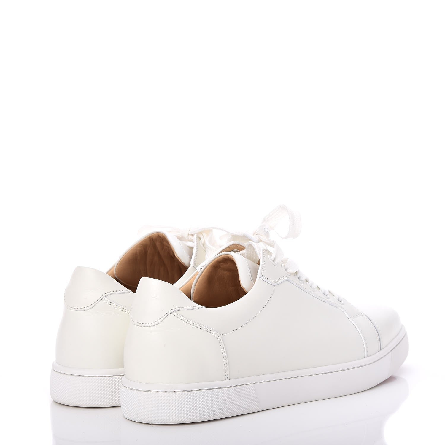 Christian Louboutin Calfskin Vieira Flat Sneakers 40 White 4 of 9