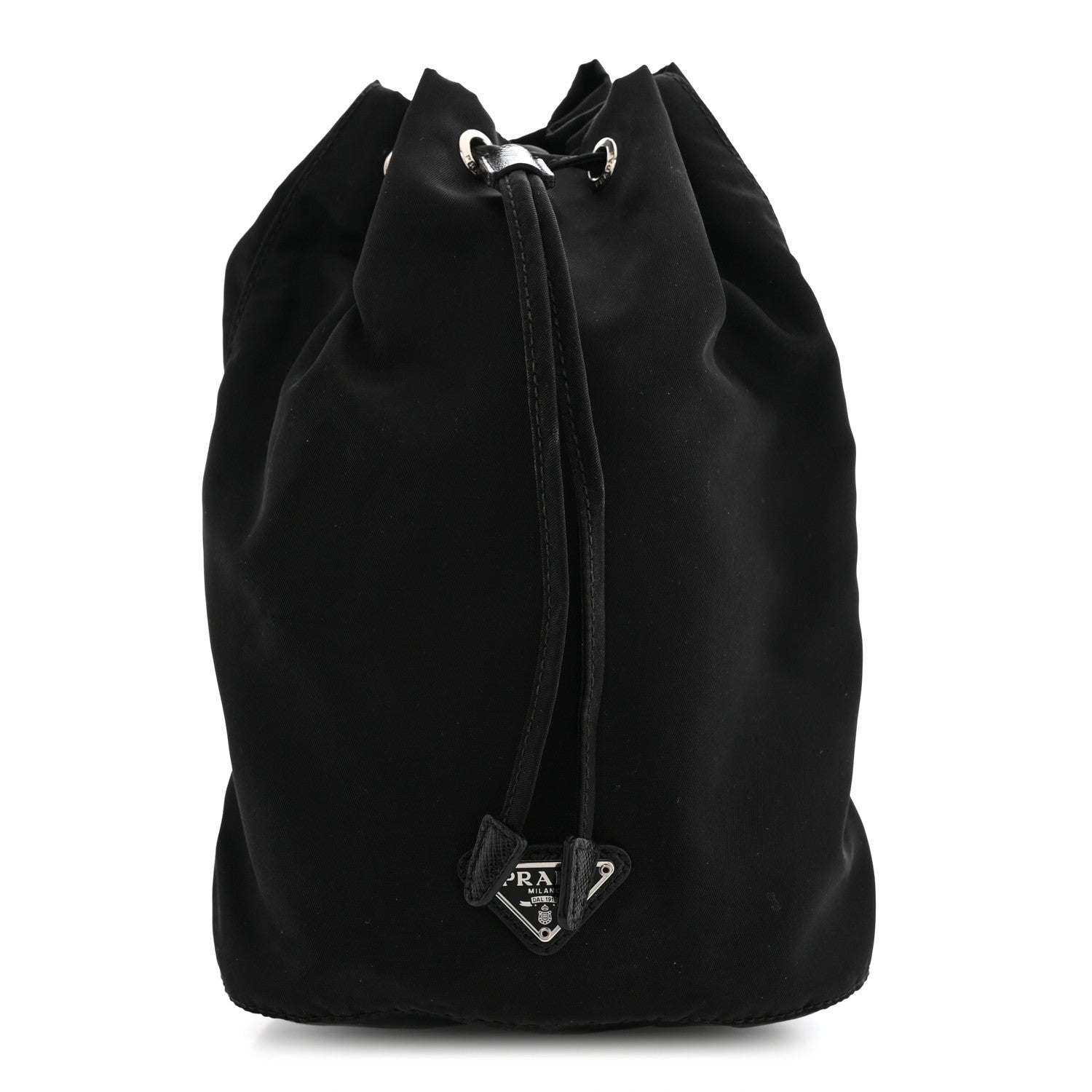 Prada Nylon Vela Drawstring Pouch Black 1 of 7