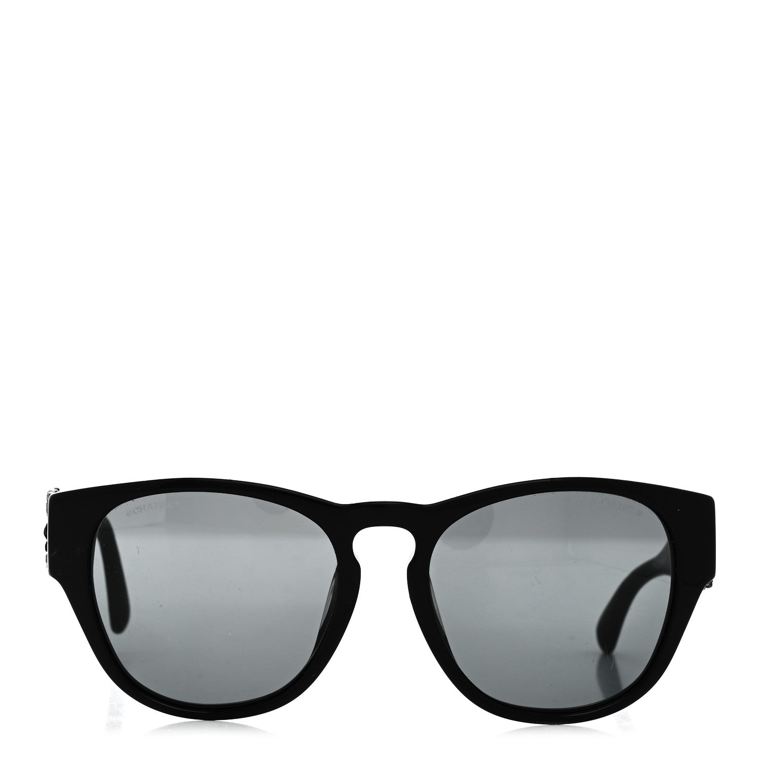 Chanel Crystal Lambskin CC Sunglasses 5455-Q-A Black 2 of 6