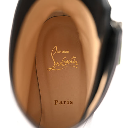 Christian Louboutin Calfskin Birgitta 100 Zip Around Ankle Boots 40 Black 7 of 9