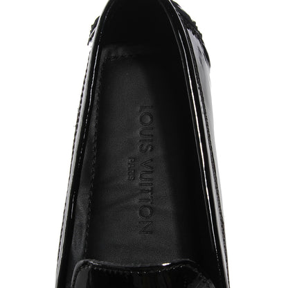 Louis Vuitton Patent Lombok Mocassin Loafers 37 Black 7 of 7