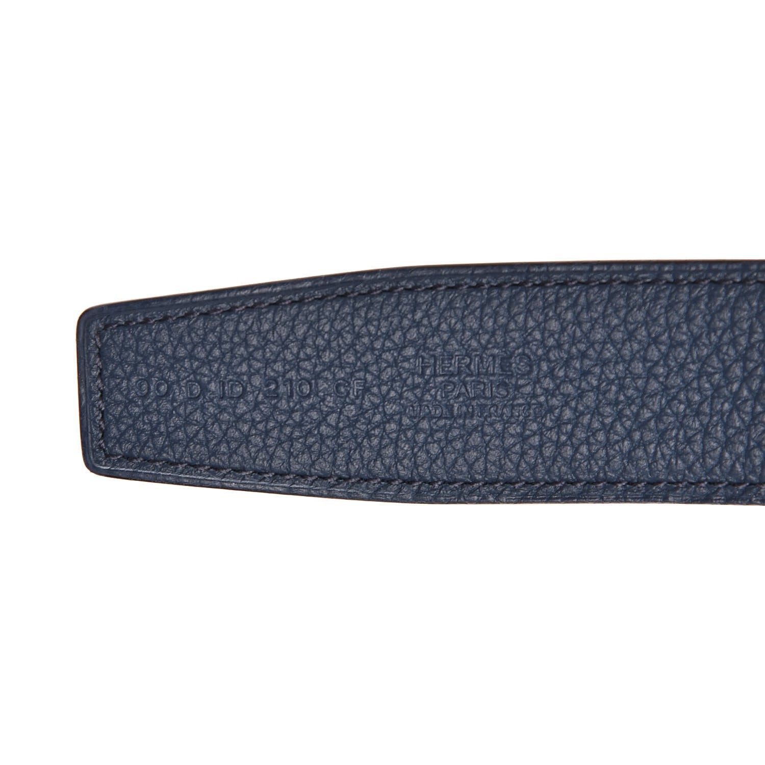 Hermes 135 Togo 32mm H Belt 90 Black Bleu de Prusse 4 of 7