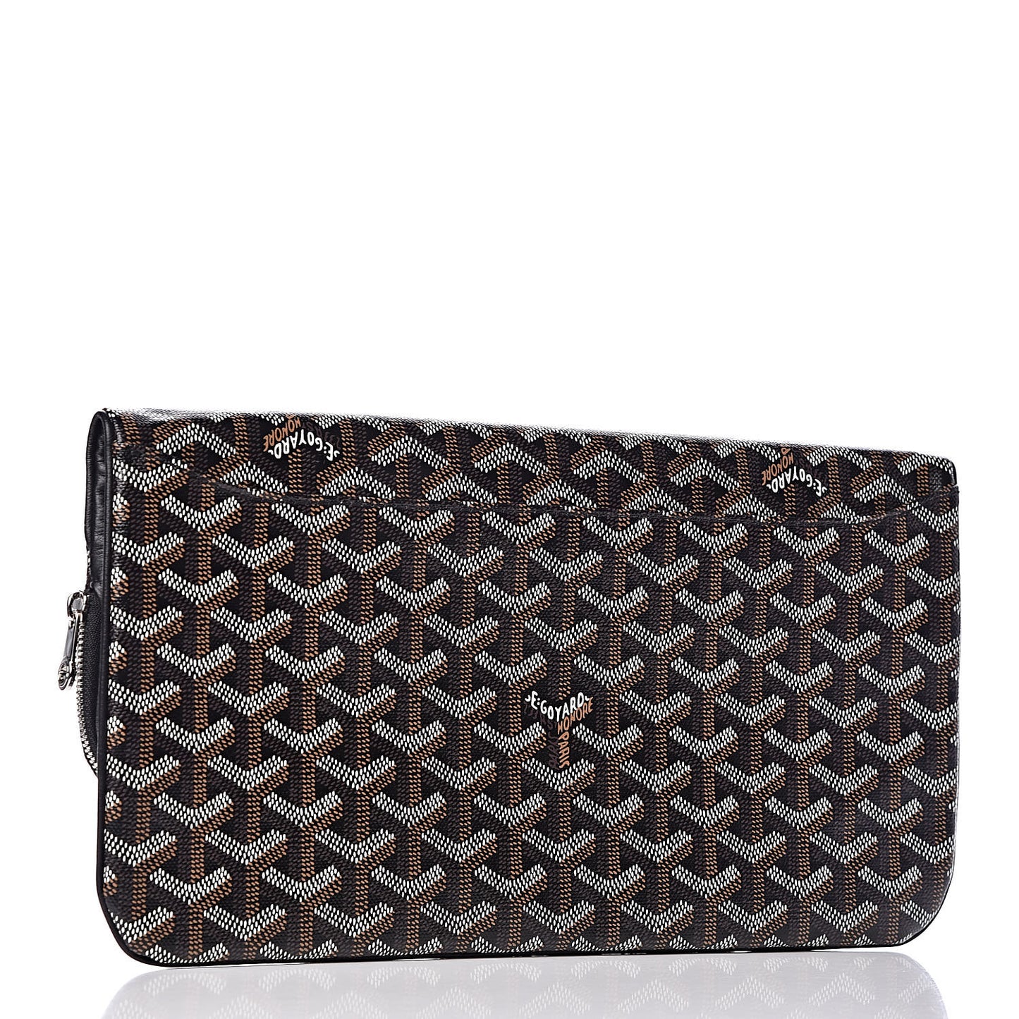 Goyardine Sainte Marie Soft Clutch Black