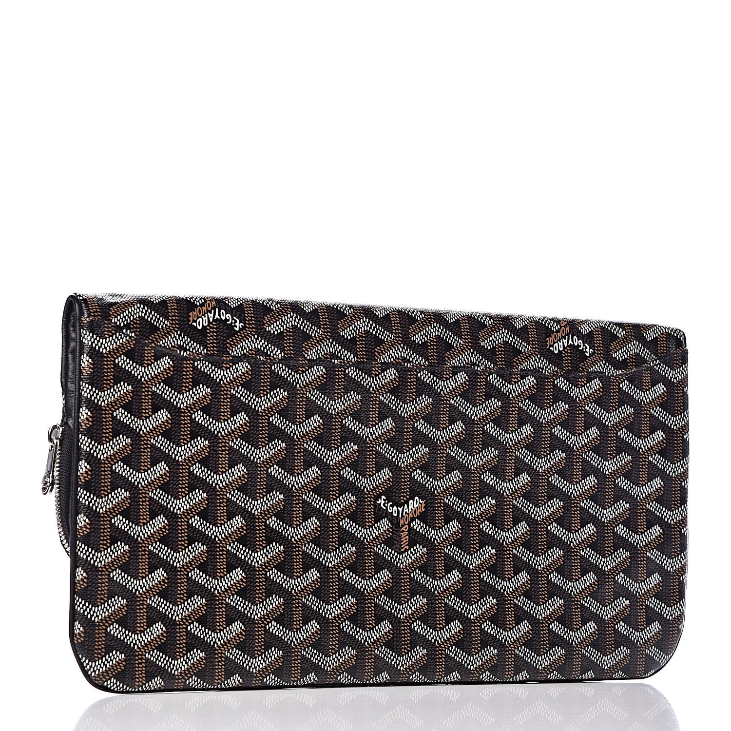 Goyard Goyardine Sainte Marie Soft Clutch Black 3 of 6