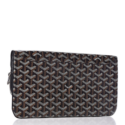 Goyard Goyardine Sainte Marie Soft Clutch Black 3 of 6