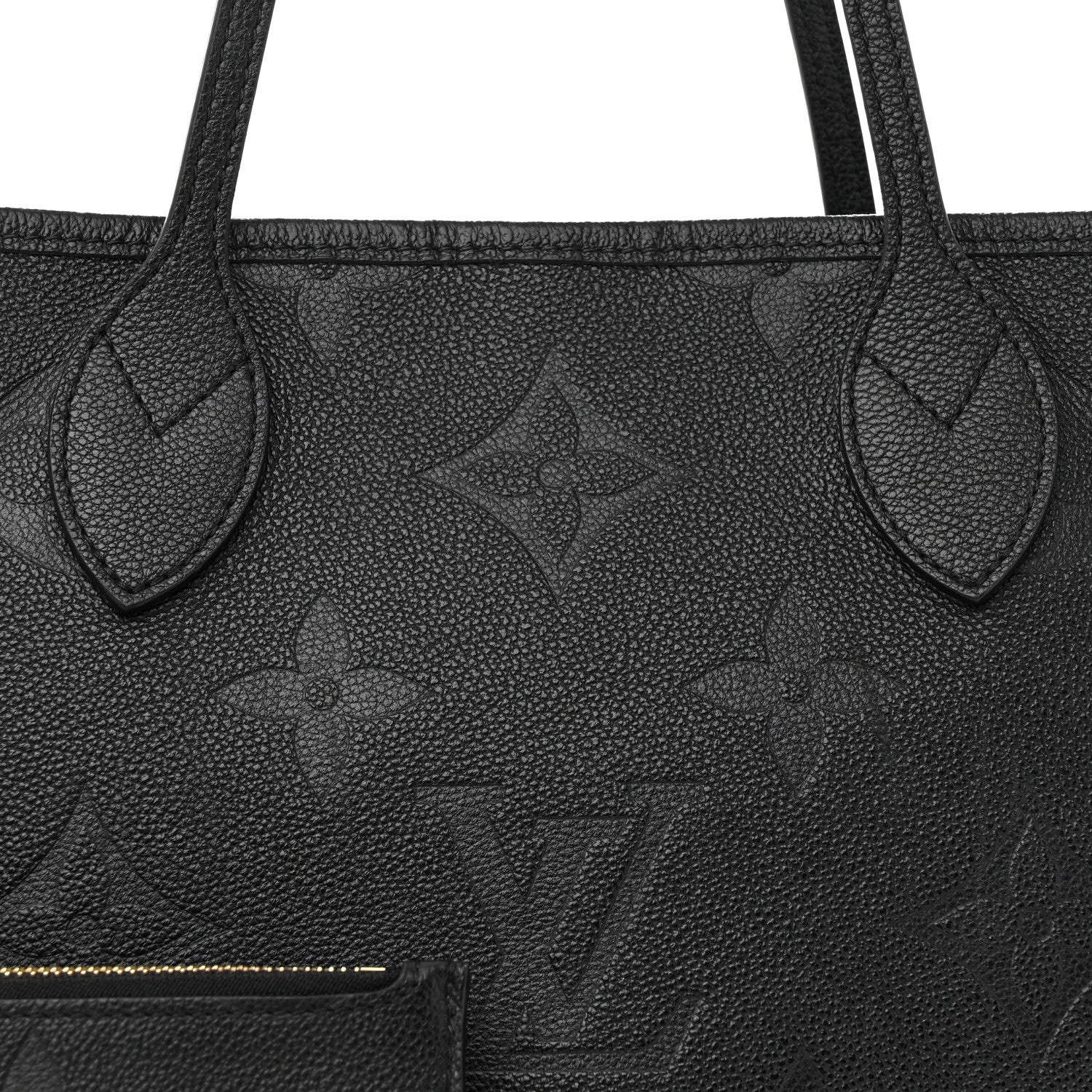 Louis Vuitton Empreinte Monogram Giant Neverfull MM Black 7 of 16