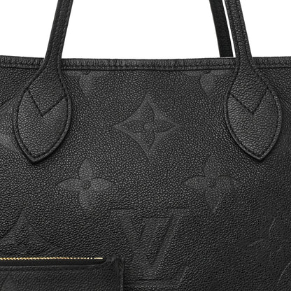 Louis Vuitton Empreinte Monogram Giant Neverfull MM Black 7 of 16
