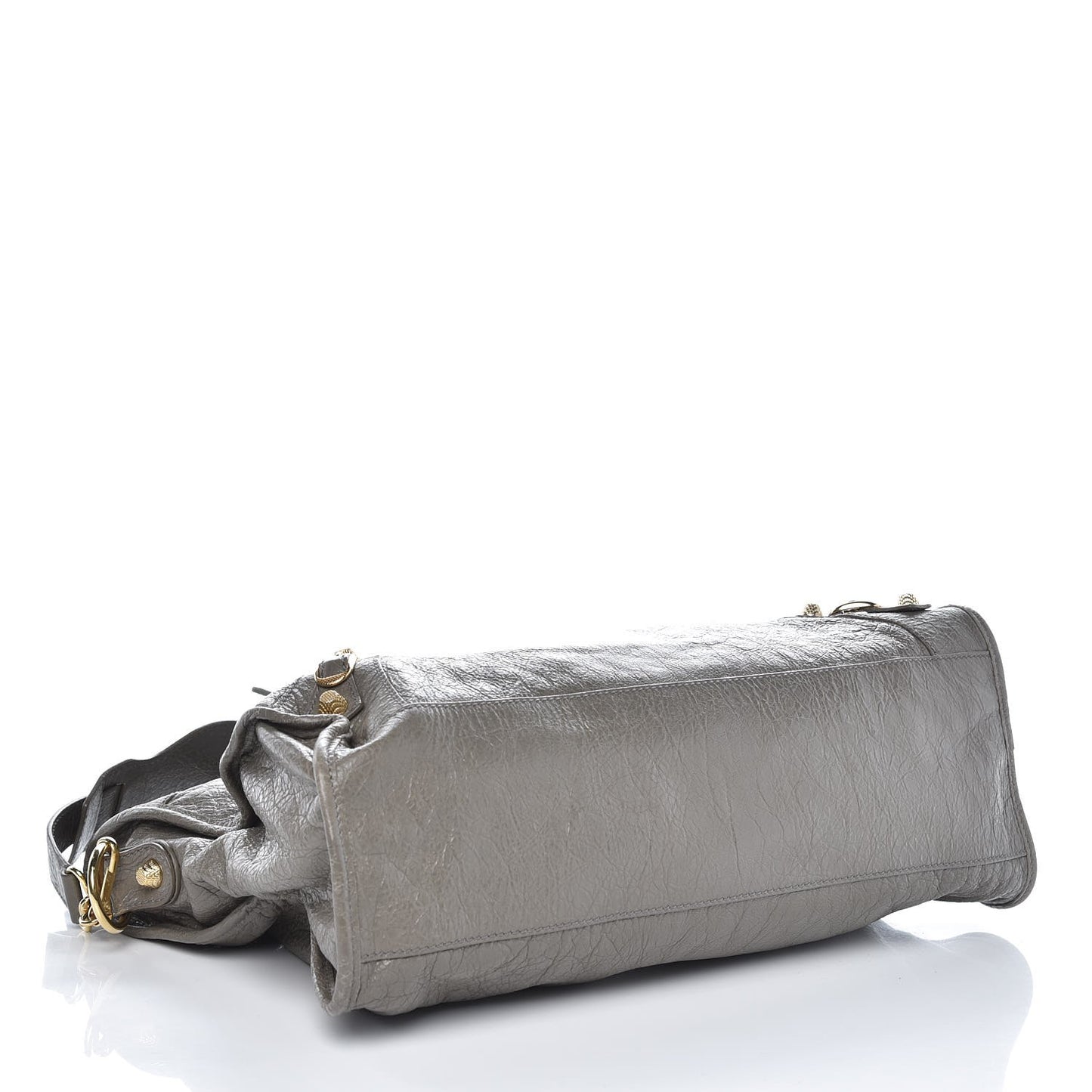 Agneau Giant 12 Gold Hardware City Beige Liege