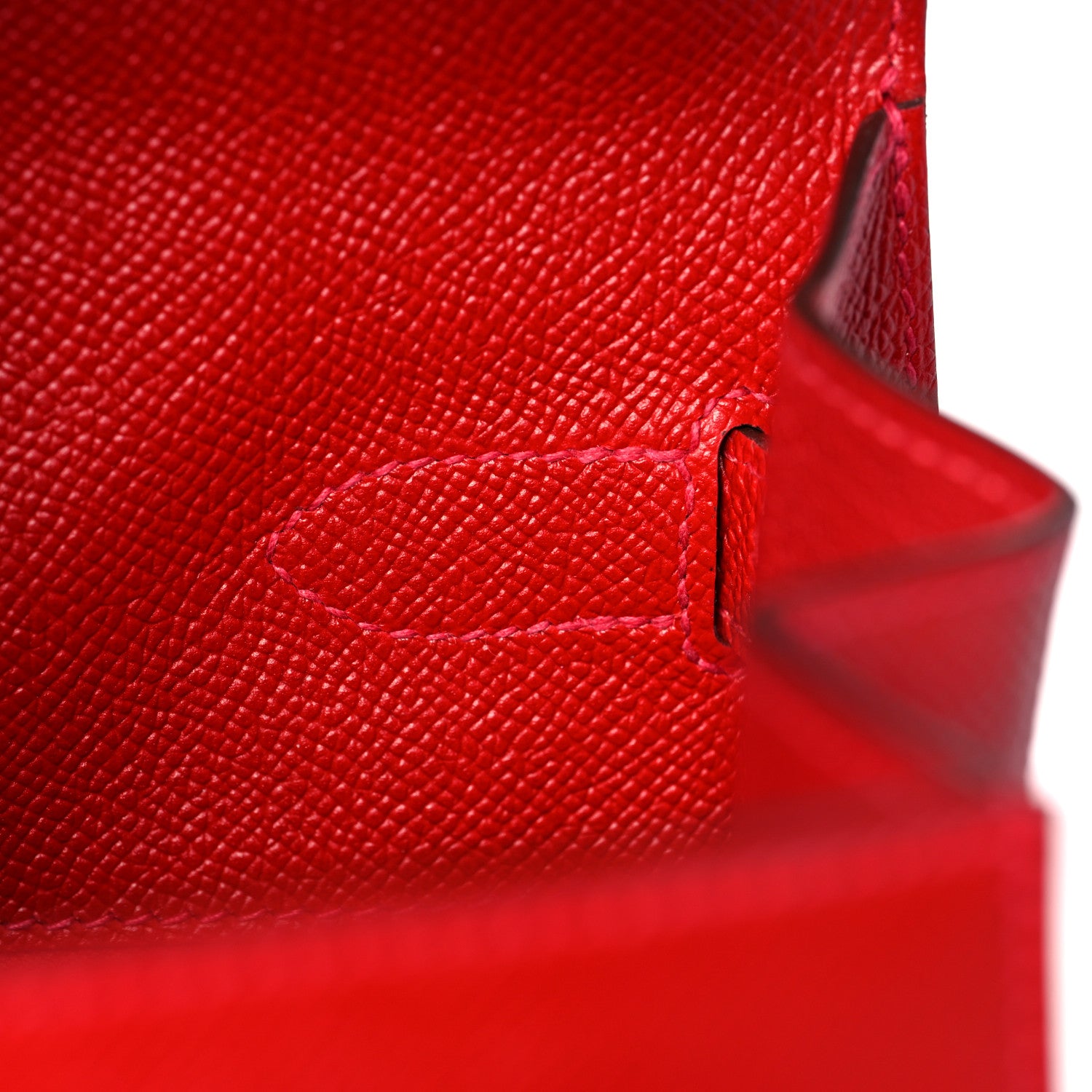 Hermes Epsom Kelly Sellier 35 Rouge Casaque 21 of 35