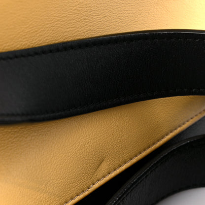 Christian Dior Smooth Calfskin Small Tri-Color Be Dior Flap Black Grey Yellow 11 of 11