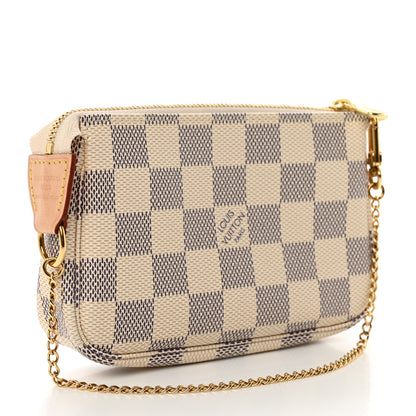 Louis Vuitton Damier Azur Mini Pochette Accessories 3 of 7