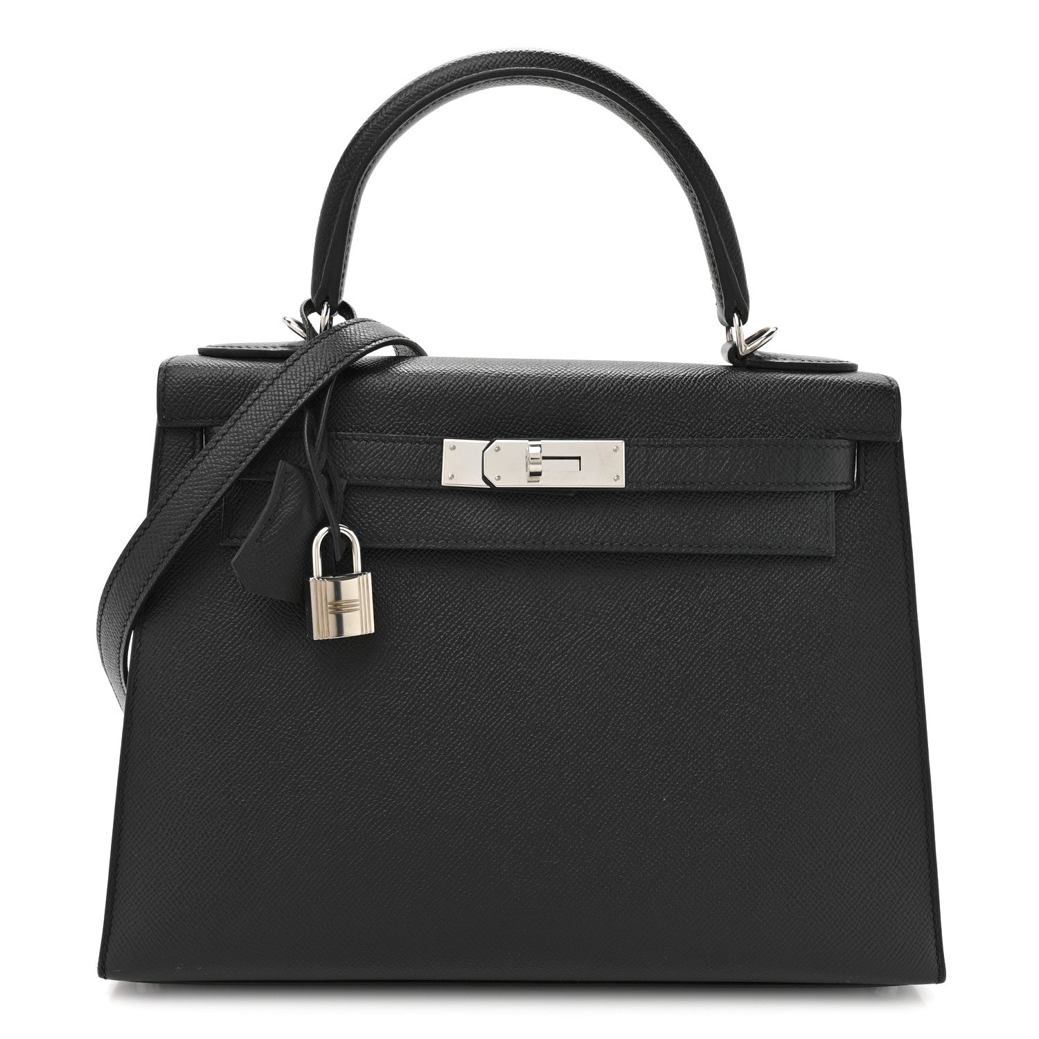Hermes Epsom Kelly Sellier 28 Black 1 of 14