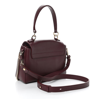 Chloe Calfskin Quilted Mini Faye Day Shoulder Bag Burnt Brown 3 of 10