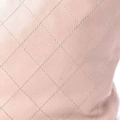 Chanel Grained Calfskin Large Shopping Fever Tote Light Pink 9 of 9