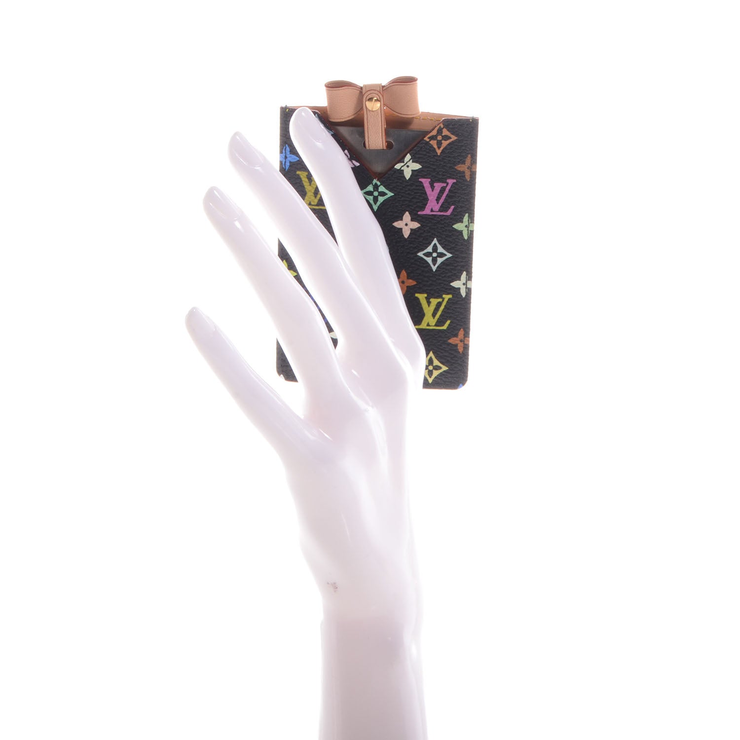 Louis Vuitton Monogram Multicolor Mirror and Case Pouch Black 2 of 7