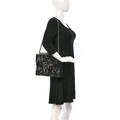 Gucci GG Supreme Monogram Arabesque Medium Dionysus Shoulder Bag Black 2 of 10