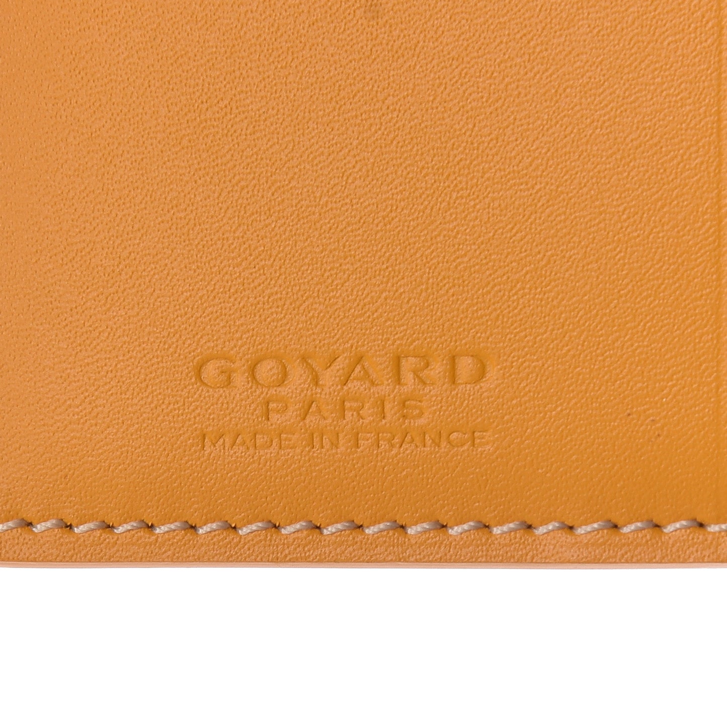 Goyardine Saint Marc Card Holder Yellow
