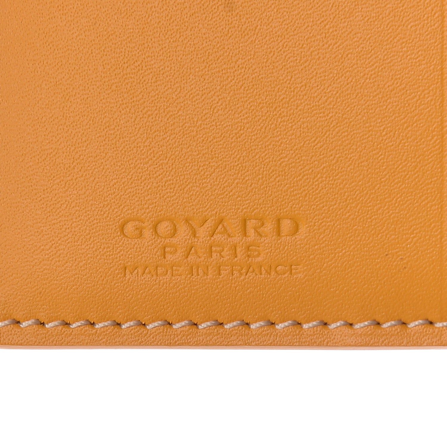 Goyard Goyardine Saint Marc Card Holder Yellow 6 of 7