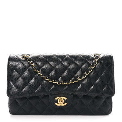 Chanel Caviar Quilted Medium Double Flap Black 1 of 10