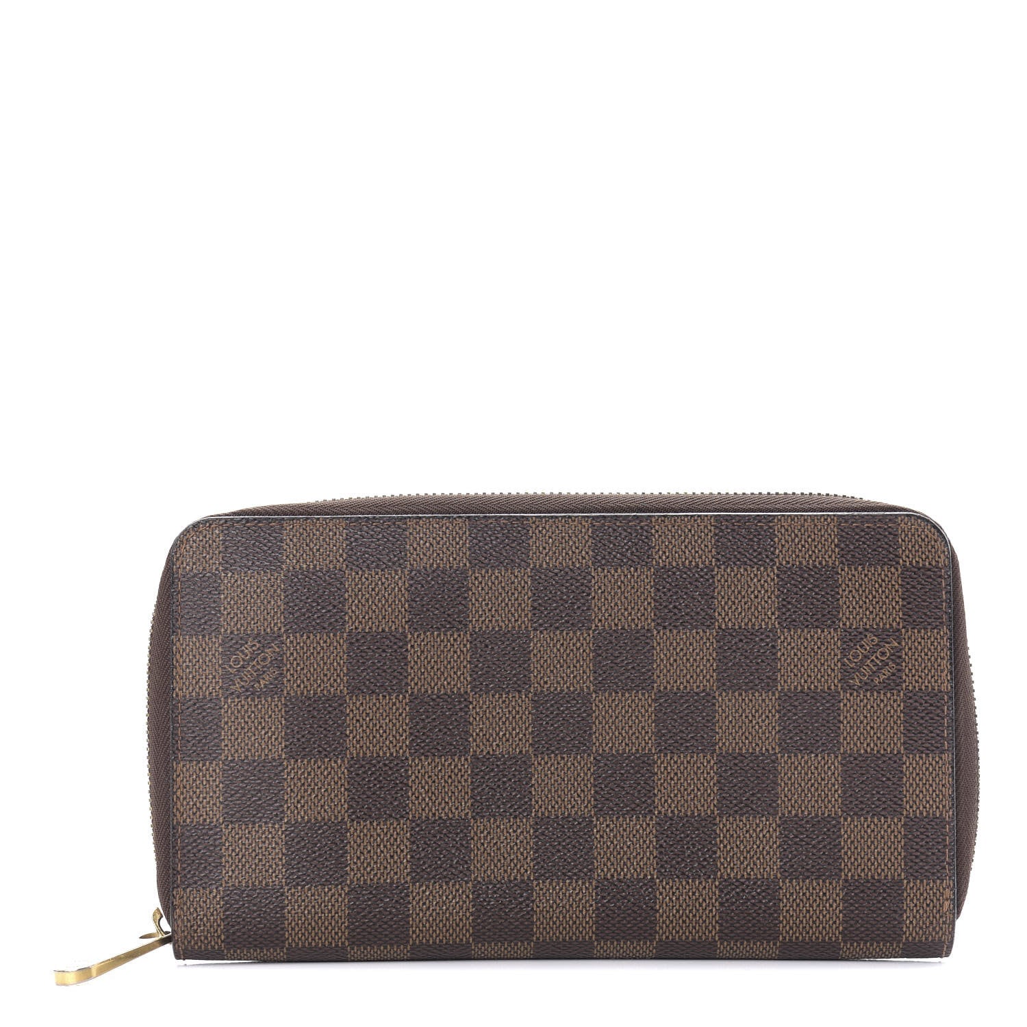 Louis Vuitton Damier Ebene Zippy Organizer Wallet 1 of 9