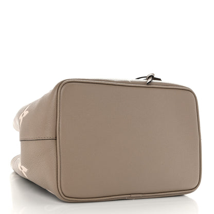 Louis Vuitton Empreinte Monogram Giant Neonoe MM Tourterelle Creme 4 of 10