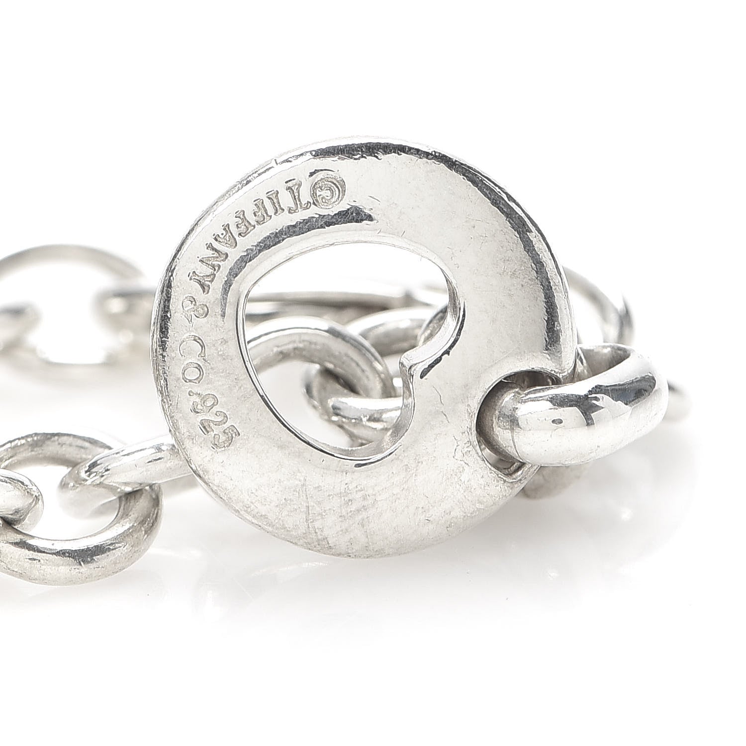 Tiffany Sterling Silver Stencil Charm Bracelet 5 of 5