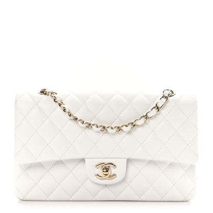 Chanel Caviar Quilted Medium Double Flap White 1 of 11