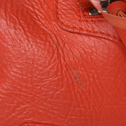 Balenciaga Matte Goatskin Rubber Covered Classic Hardware Mini Twiggy Rouge Coquelicot Rouge Braise 8 of 10