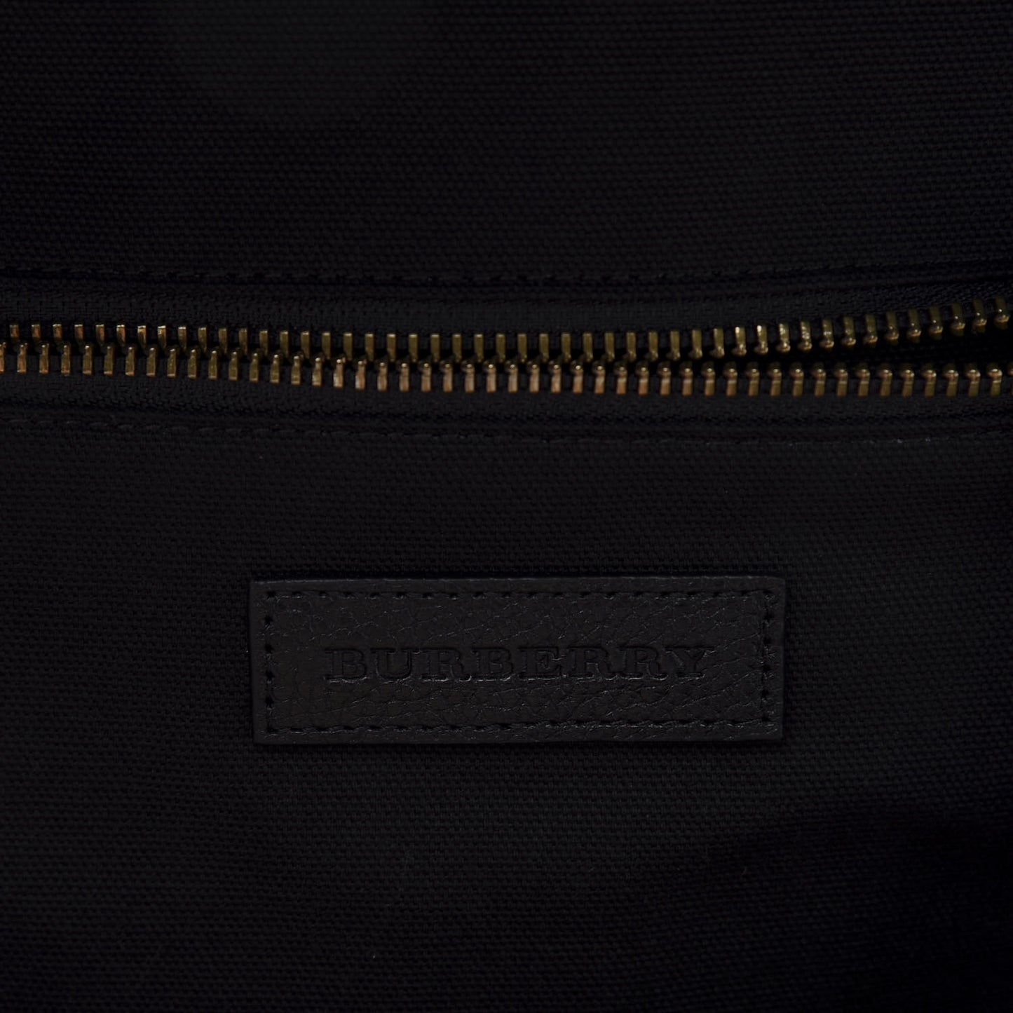 Mega Check Calfskin Abbeydale Simple Backpack Black Camel