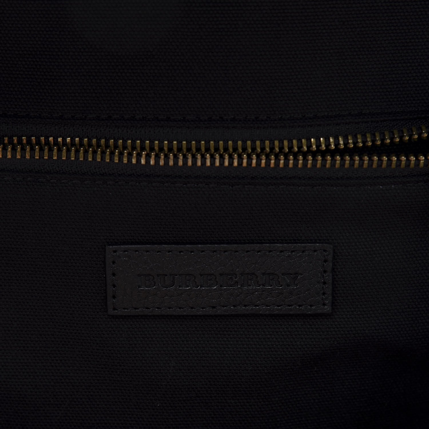 Burberry Mega Check Calfskin Abbeydale Simple Backpack Black Camel 5 of 9