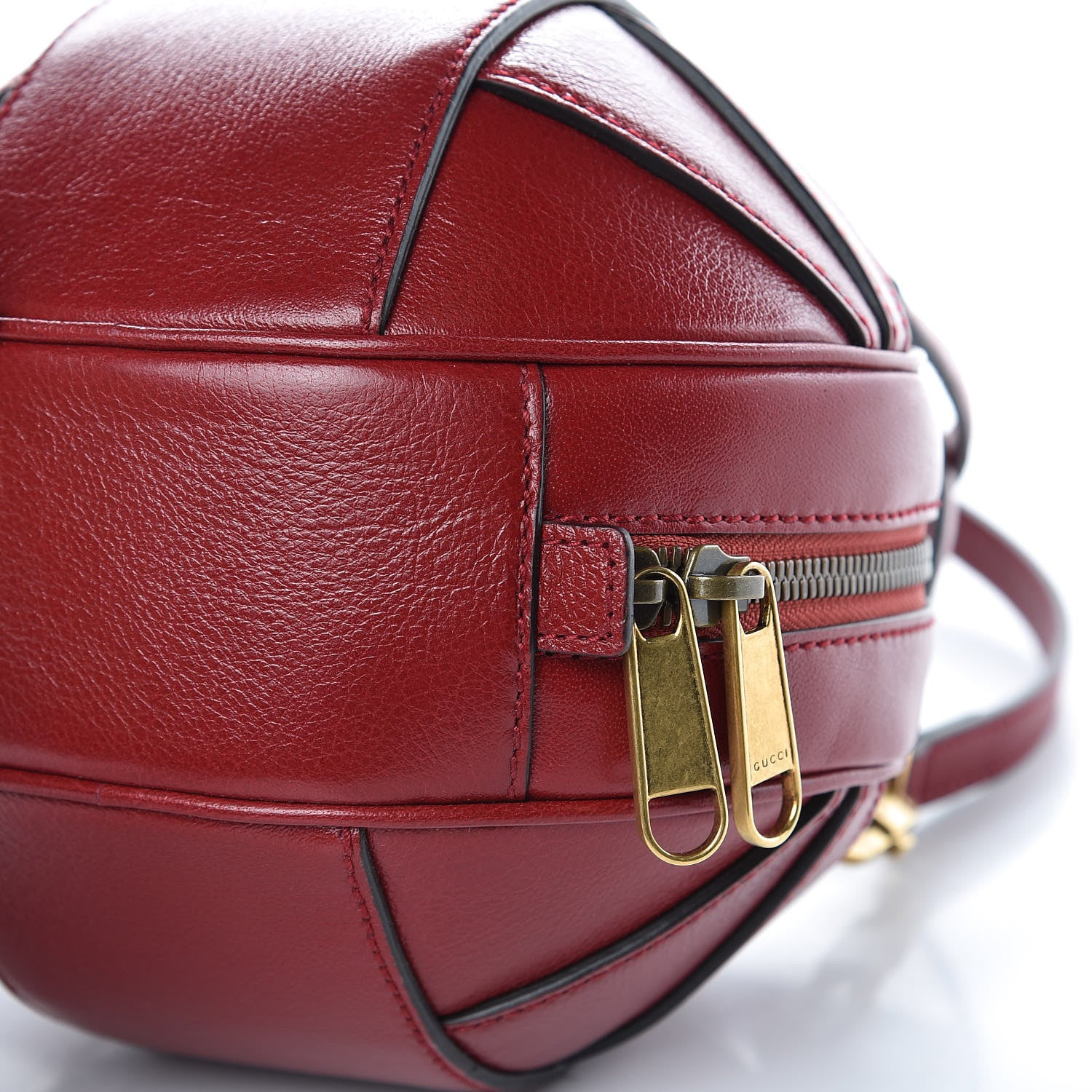 Gucci Piuma Lux Energy Mini Tifosa Basketball Shaped Shoulder Bag Romantic Cerise 8 of 9