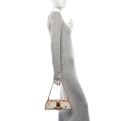 Louis Vuitton Monogram Multicolor Shirley White 2 of 9