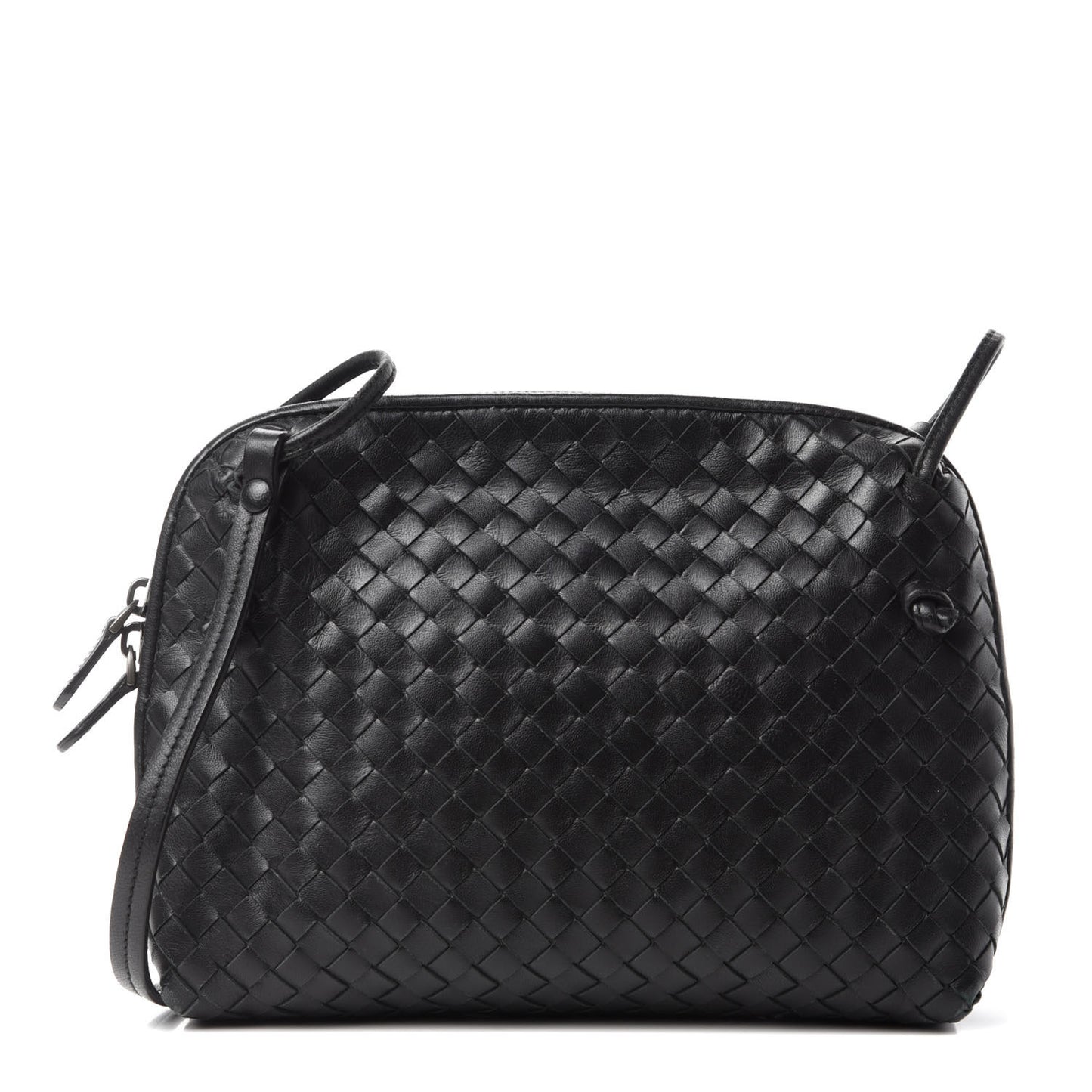 Nappa Intrecciato Nodini Bag Black