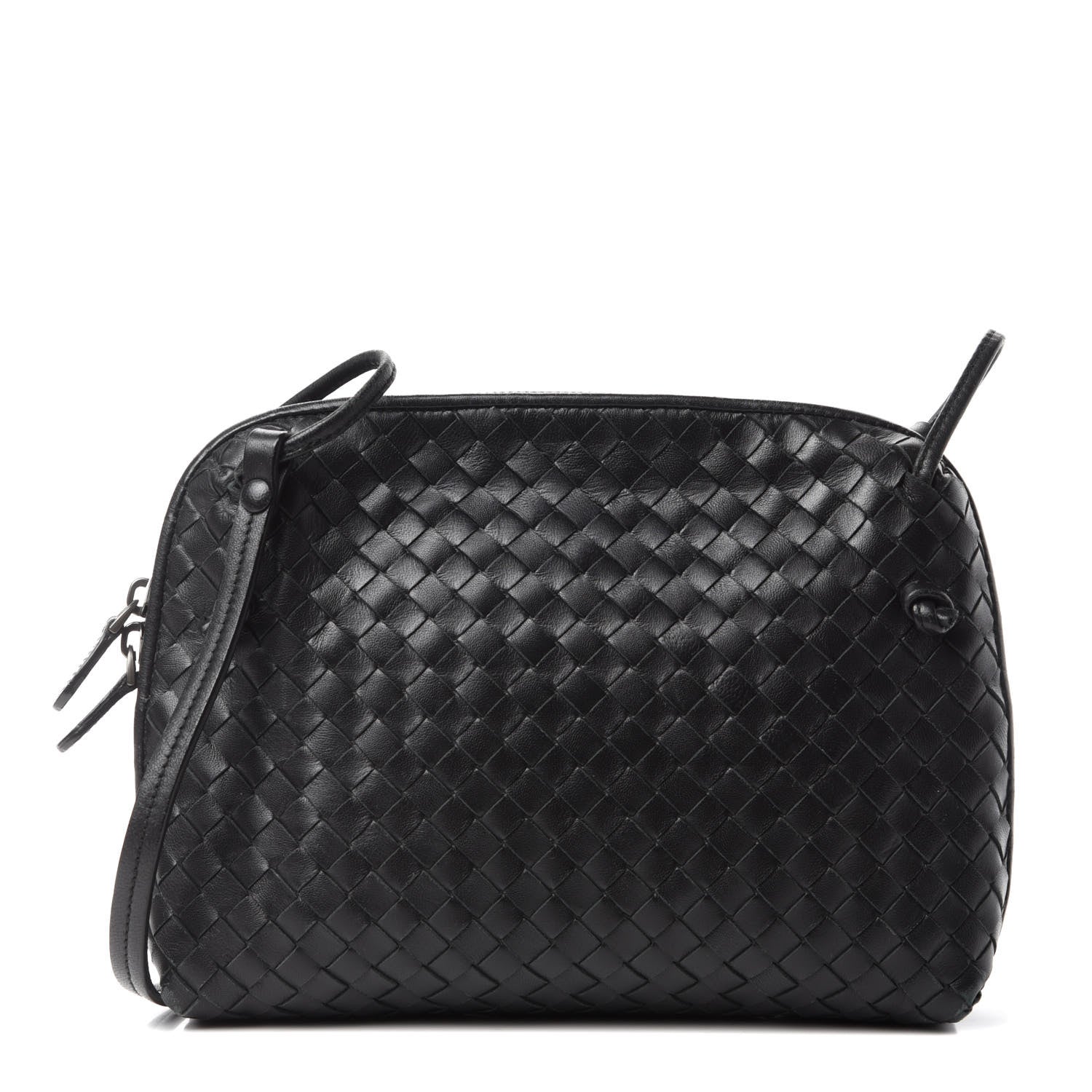Bottega Veneta Nappa Intrecciato Nodini Bag Black 1 of 12