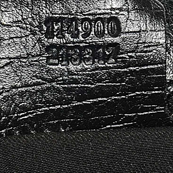 Monogram Large Horsebit Chain Hobo Black