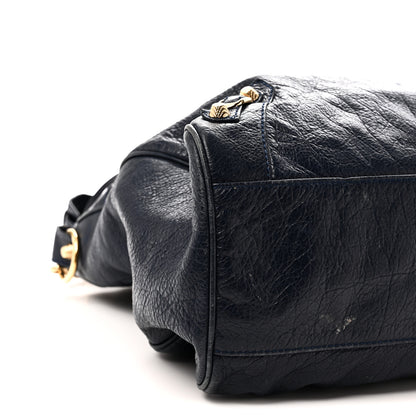 Balenciaga Agneau Giant 12 Gold Hardware Velo Bleu Obscur 10 of 11