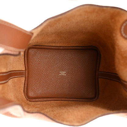 Hermes Taurillon Maurice Picotin Lock 18 PM Gold 5 of 10